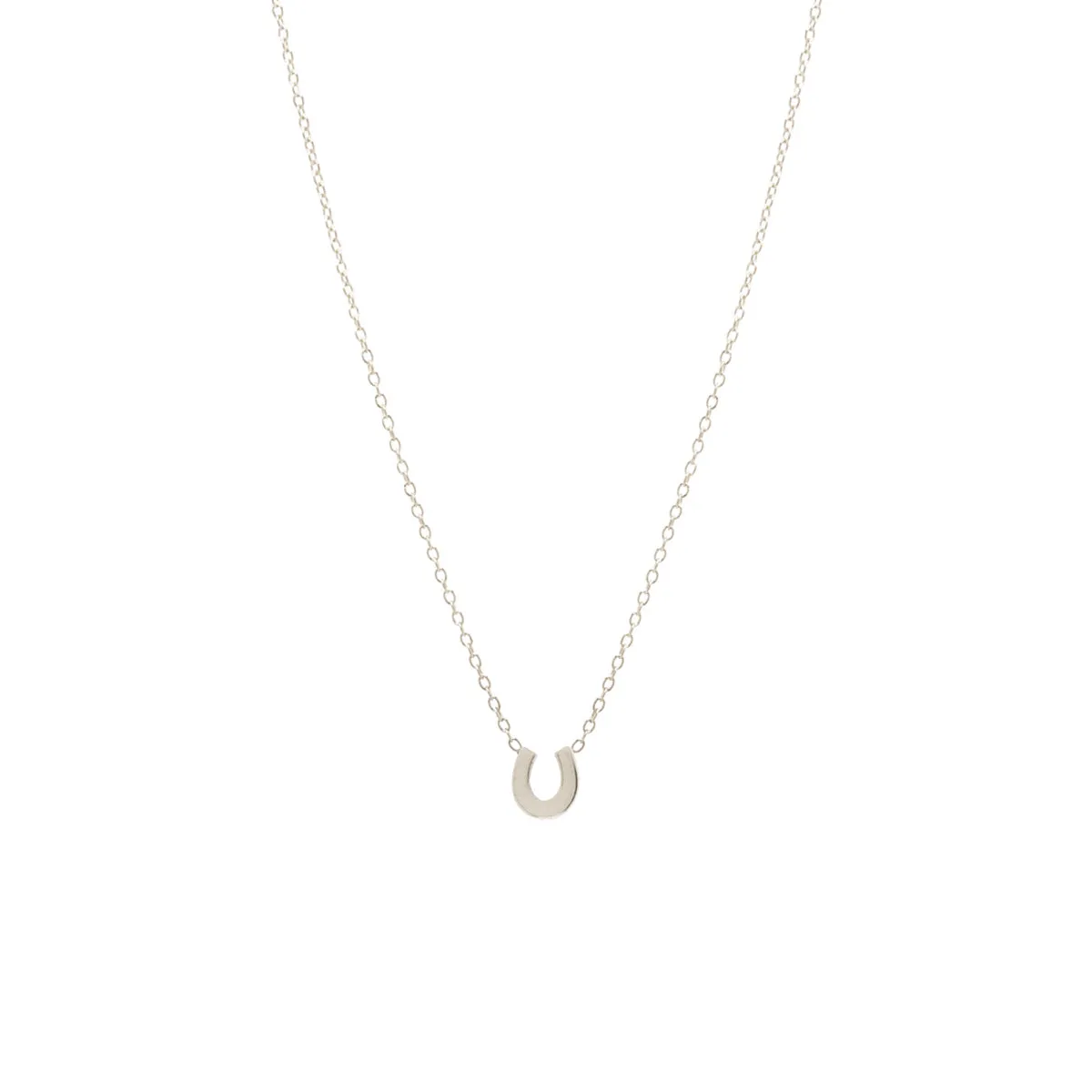 14k Itty Bitty Horseshoe Necklace