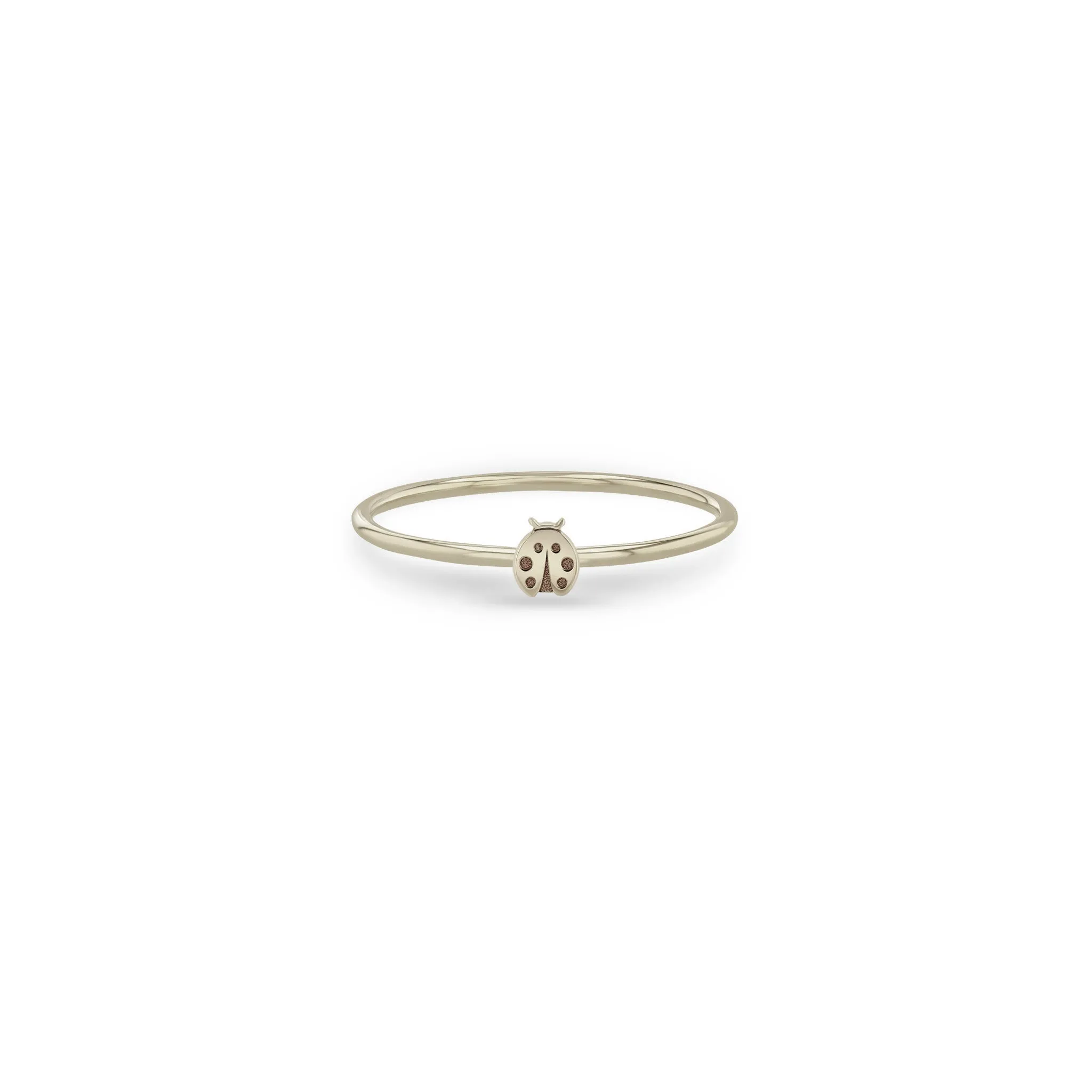 14k Itty Bitty Ladybug Ring