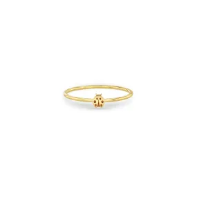 14k Itty Bitty Ladybug Ring