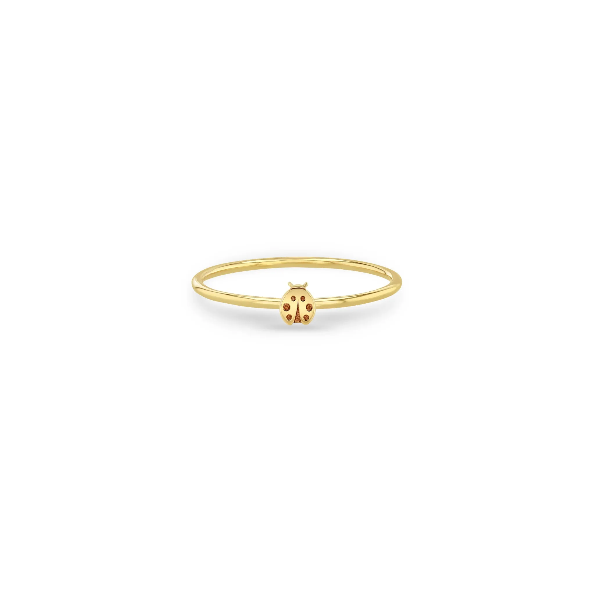 14k Itty Bitty Ladybug Ring