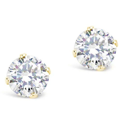 925 Silver CZ Stud Earring