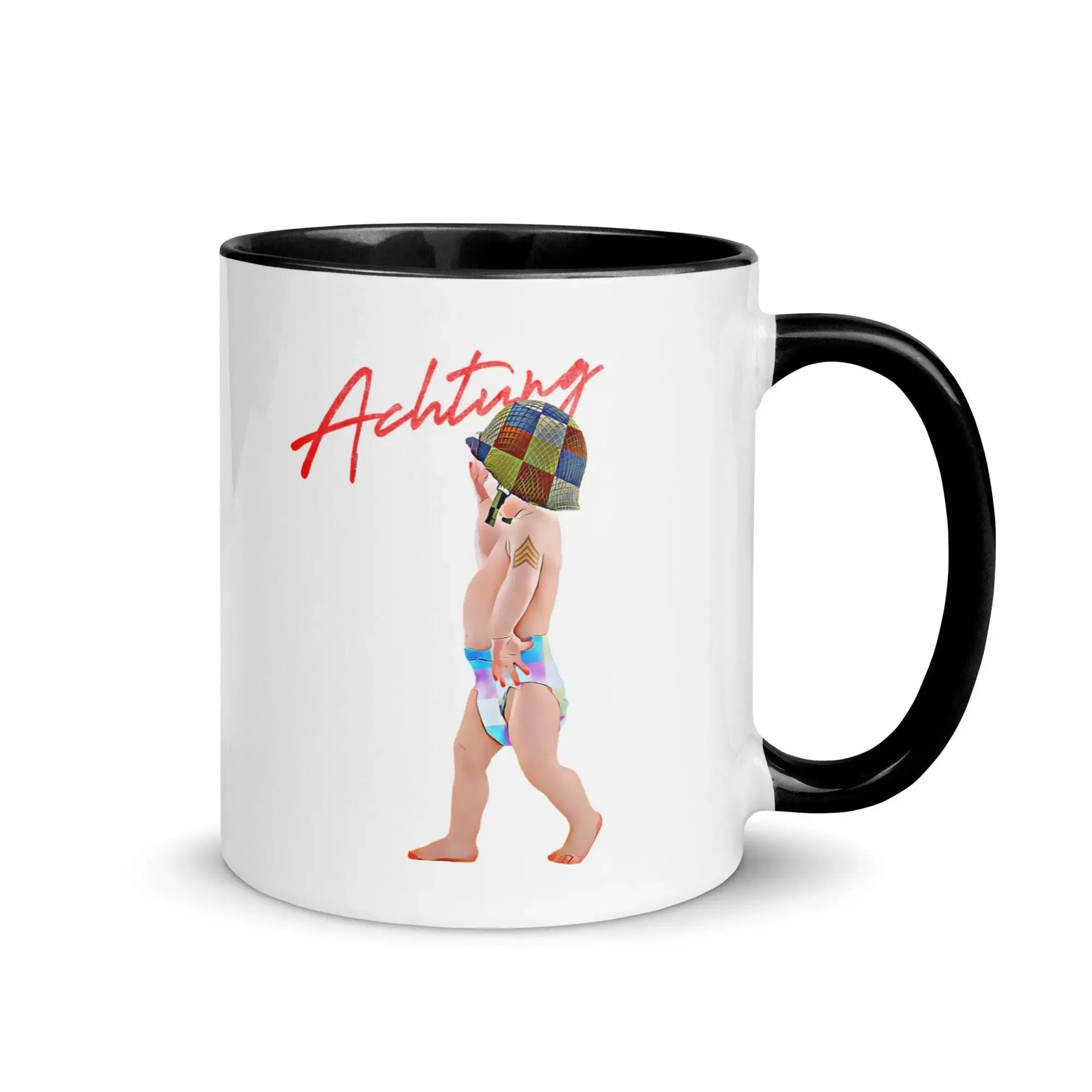 Achtung Baby Mug with Color Inside