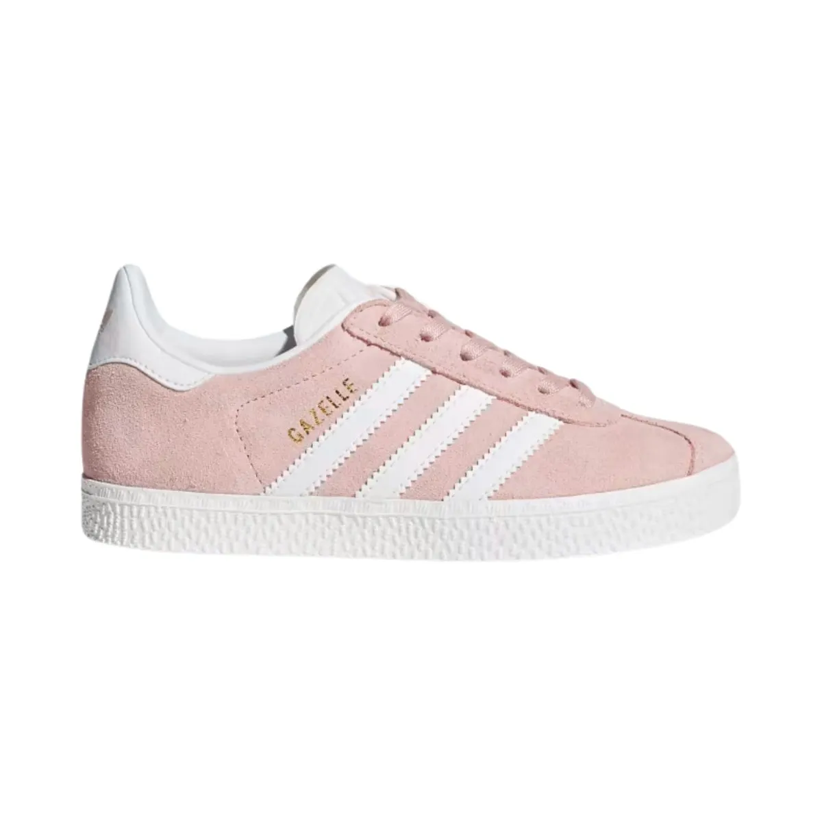 Adidas Girl's Gazelle Icey Pink/Cloud White/Gold Metallic