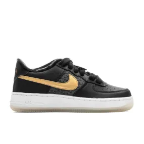 Air Force 1 Low LV8 BG (GS) - Black/Metallic Gold/White