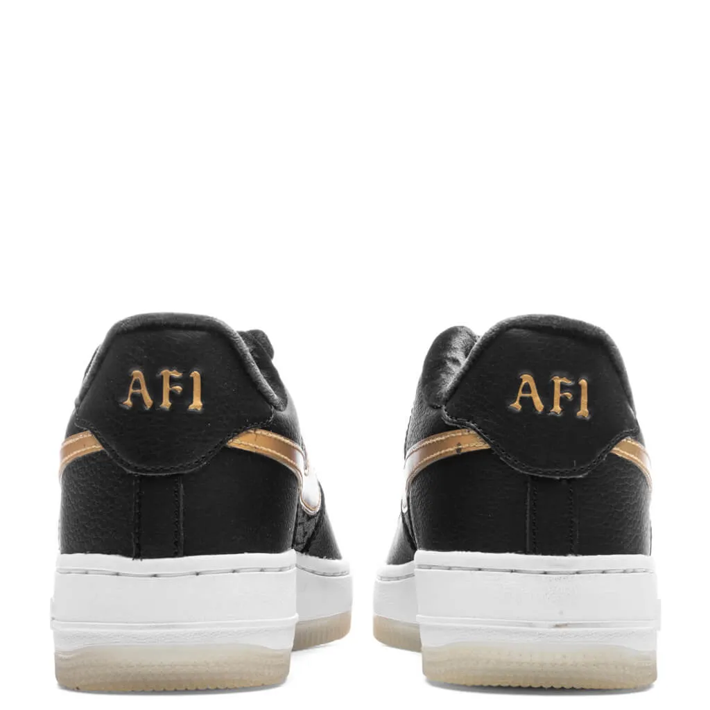 Air Force 1 Low LV8 BG (GS) - Black/Metallic Gold/White