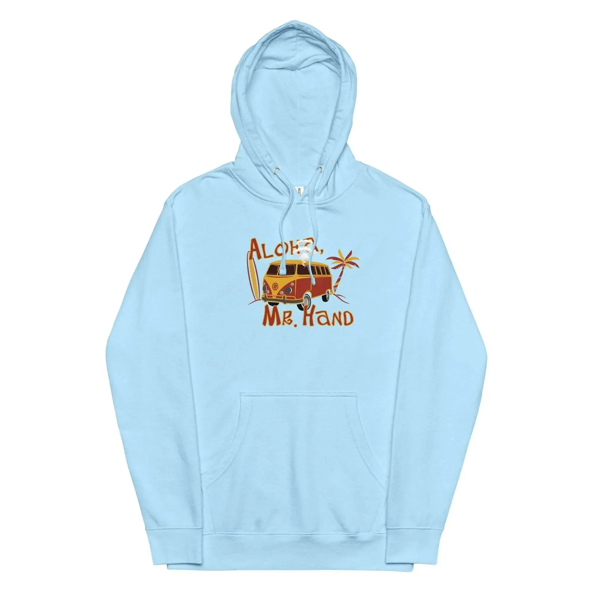 Aloha Mr. Hand! Unisex midweight hoodie