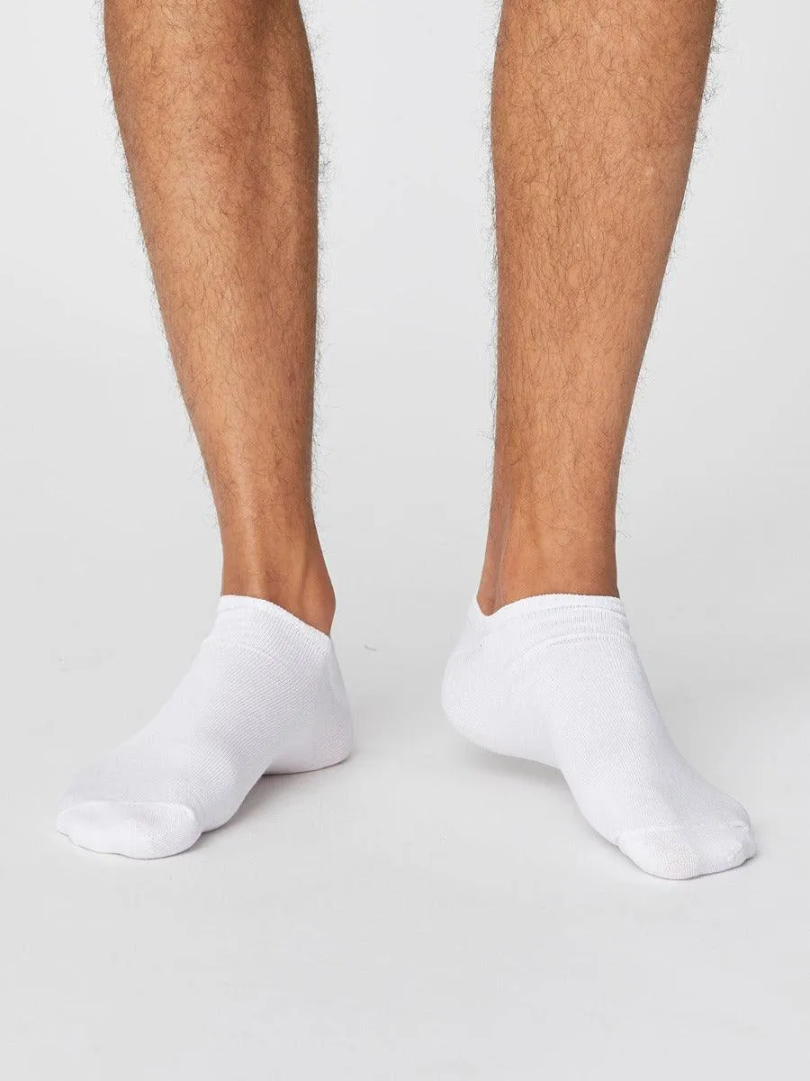 Ashley Trainer Socks - White