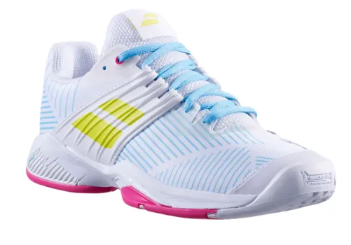 Babolat Propulse Fury All Court Women's Shoes [White/Sulphur Spring]