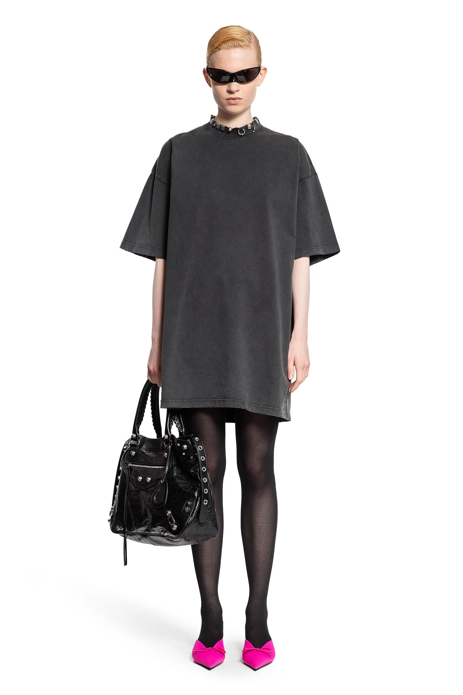 BALENCIAGA WOMAN BLACK DRESSES