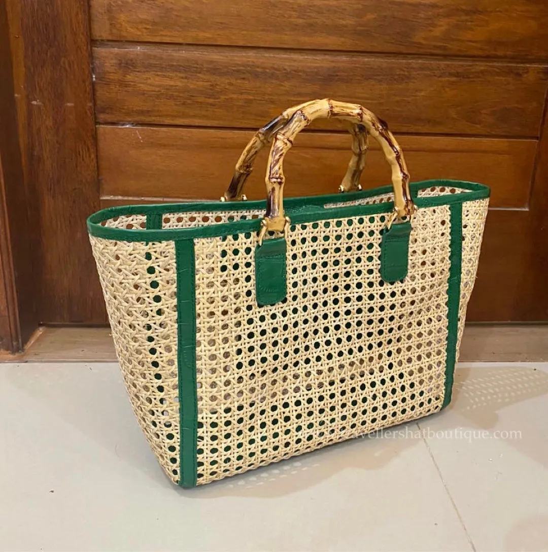 Bamboo Leather Tote