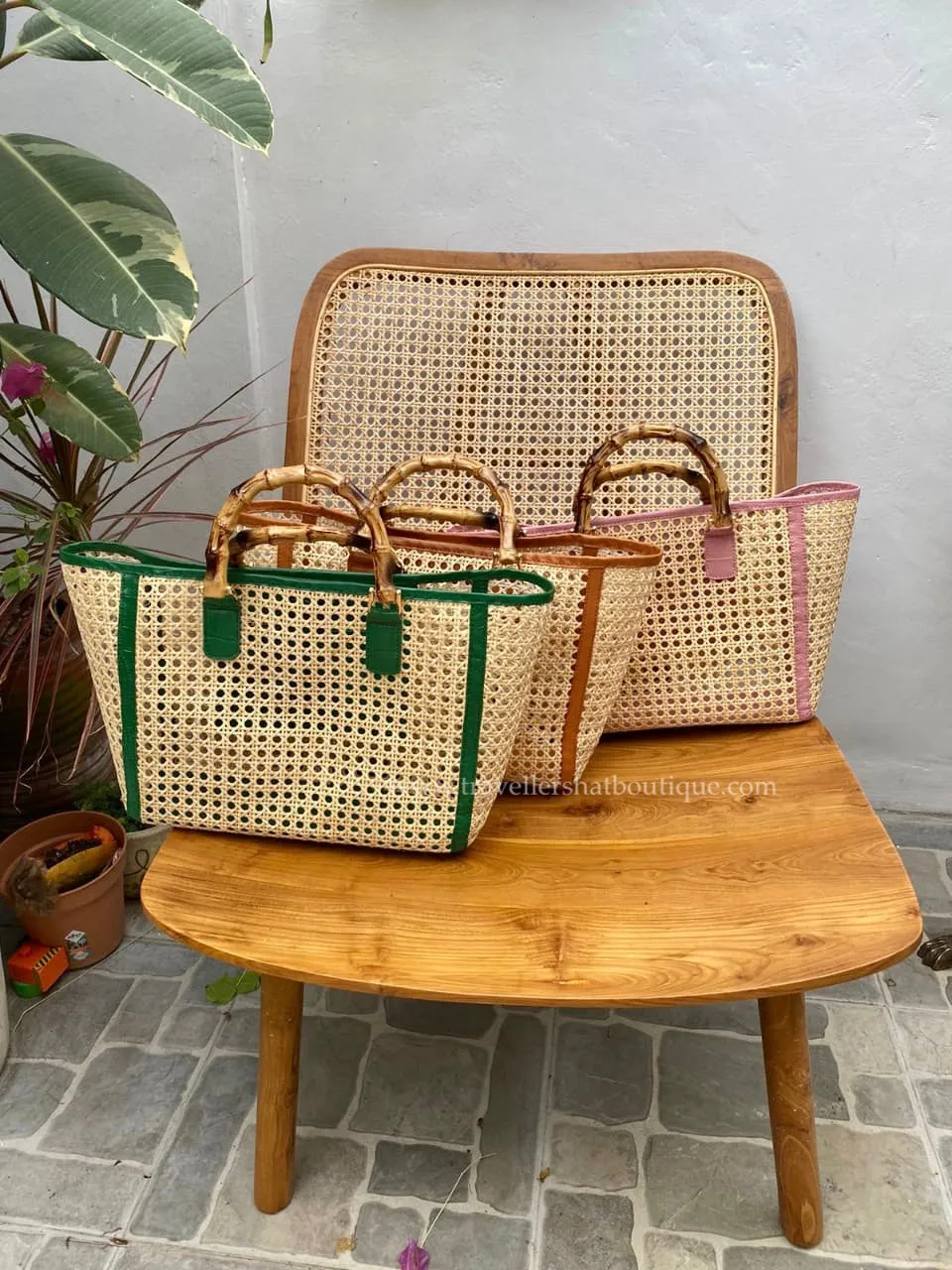 Bamboo Leather Tote