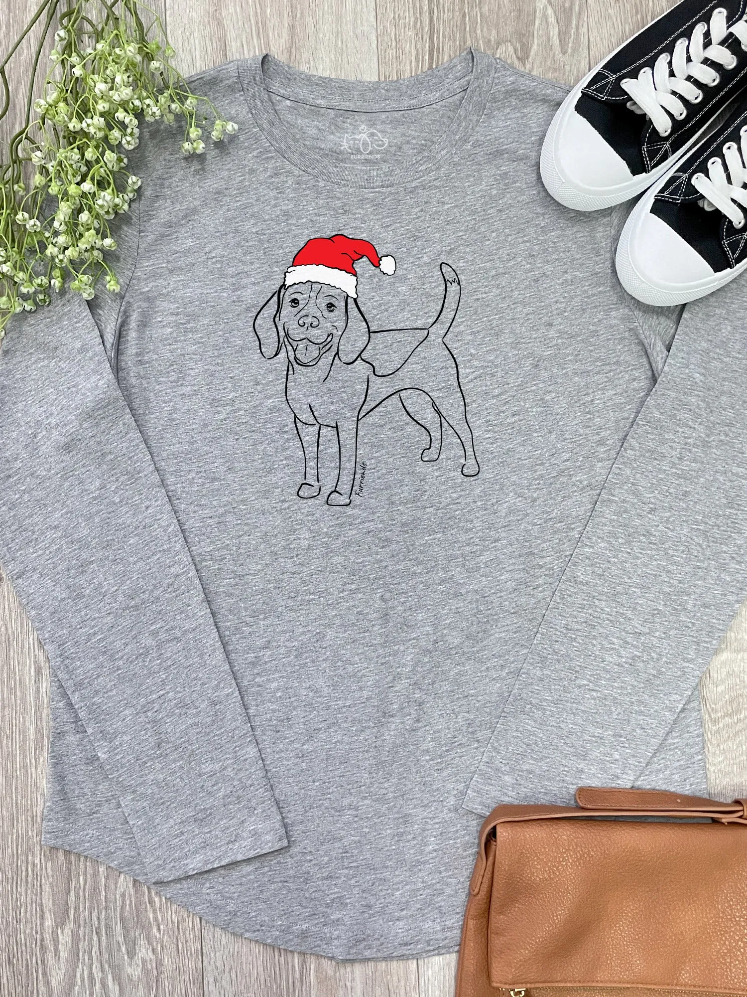 Beagle Christmas Edition Olivia Long Sleeve Tee