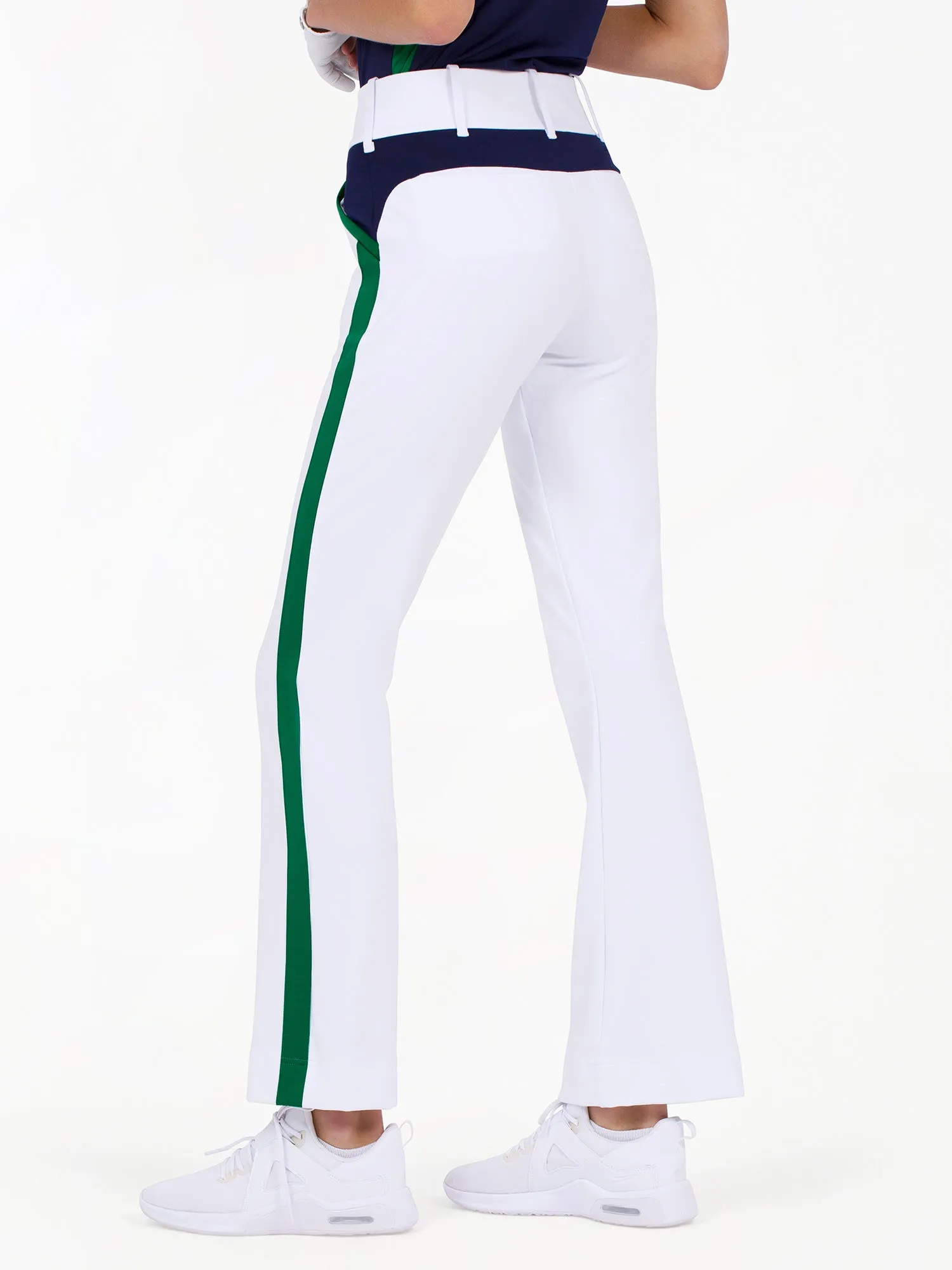 Blake  30" Inseam Golf Pant - White/Ink Combo