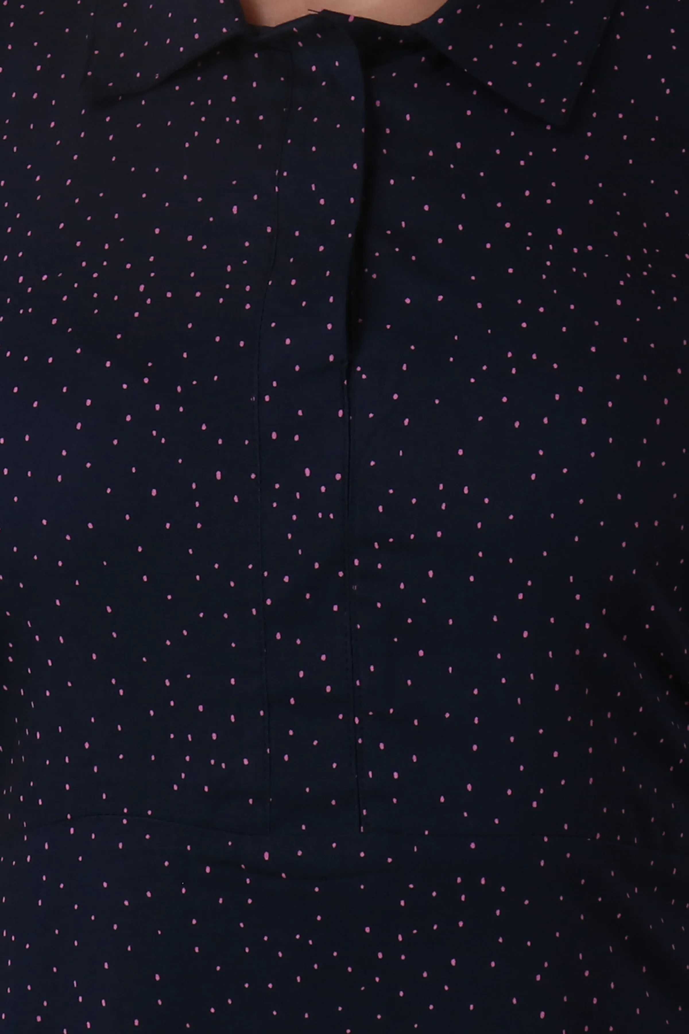 Blue Starlit Rayon Dress