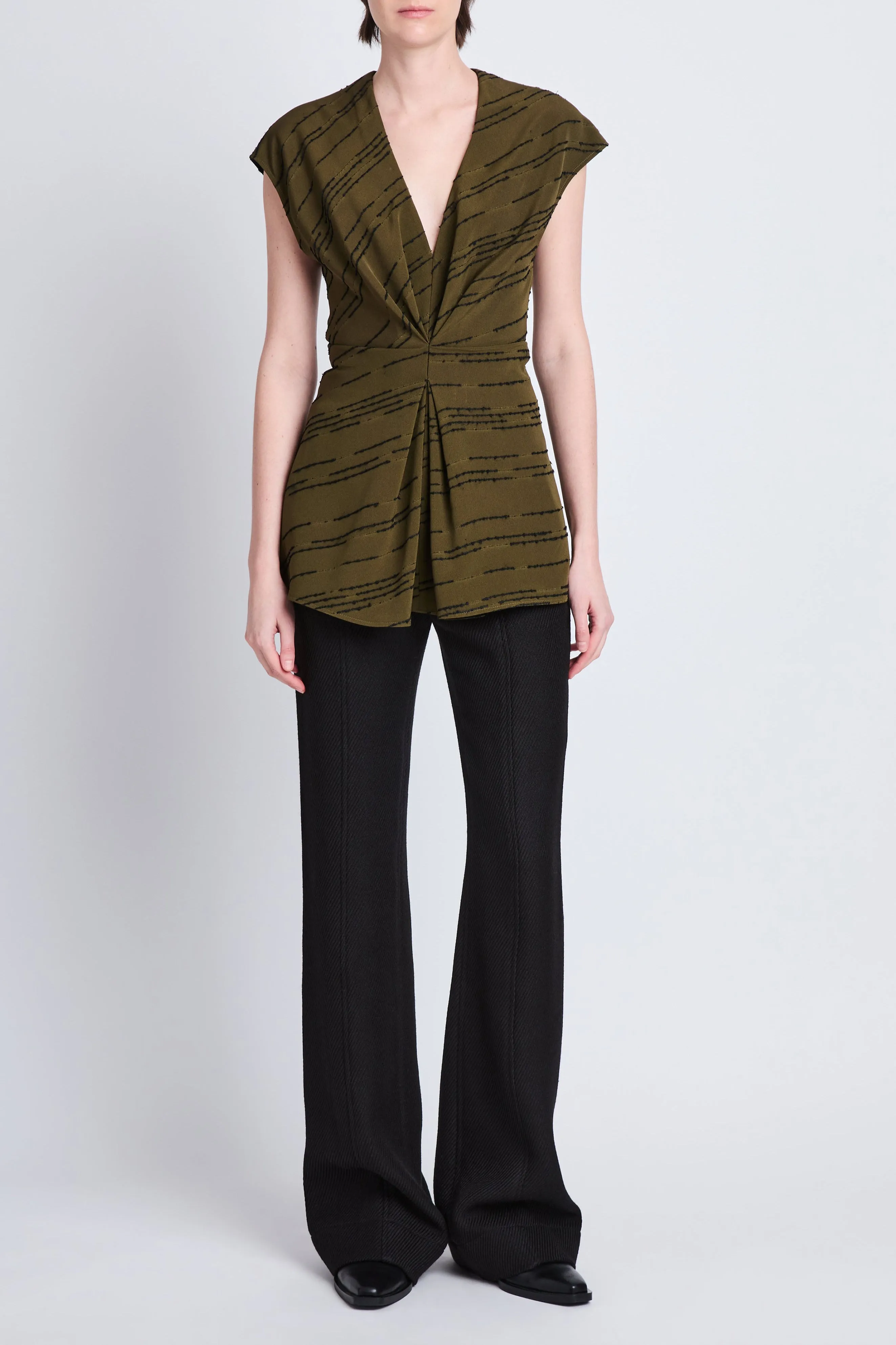 Bluse Stella in Olive