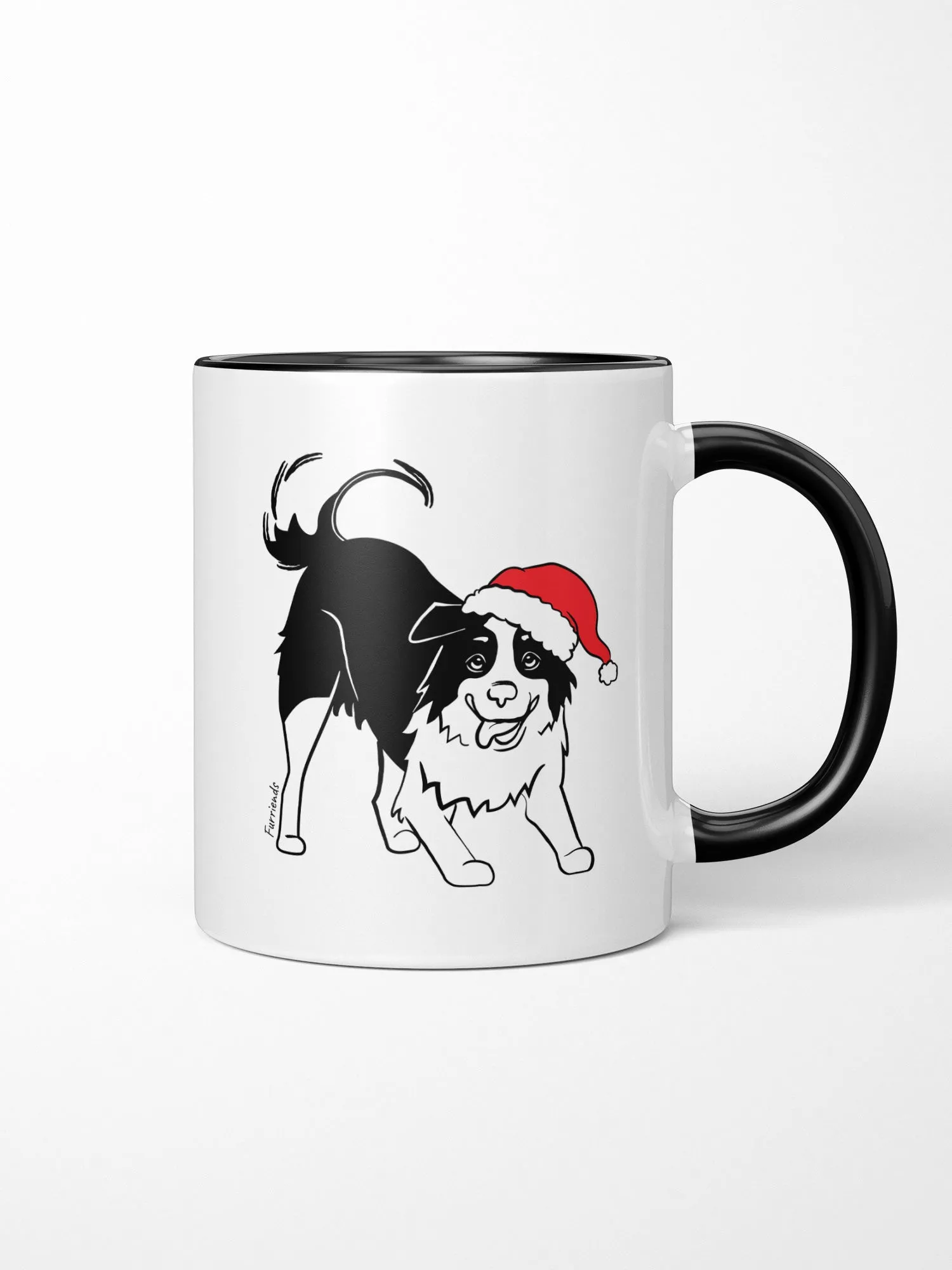 Border Collie Christmas Edition Ceramic Mug