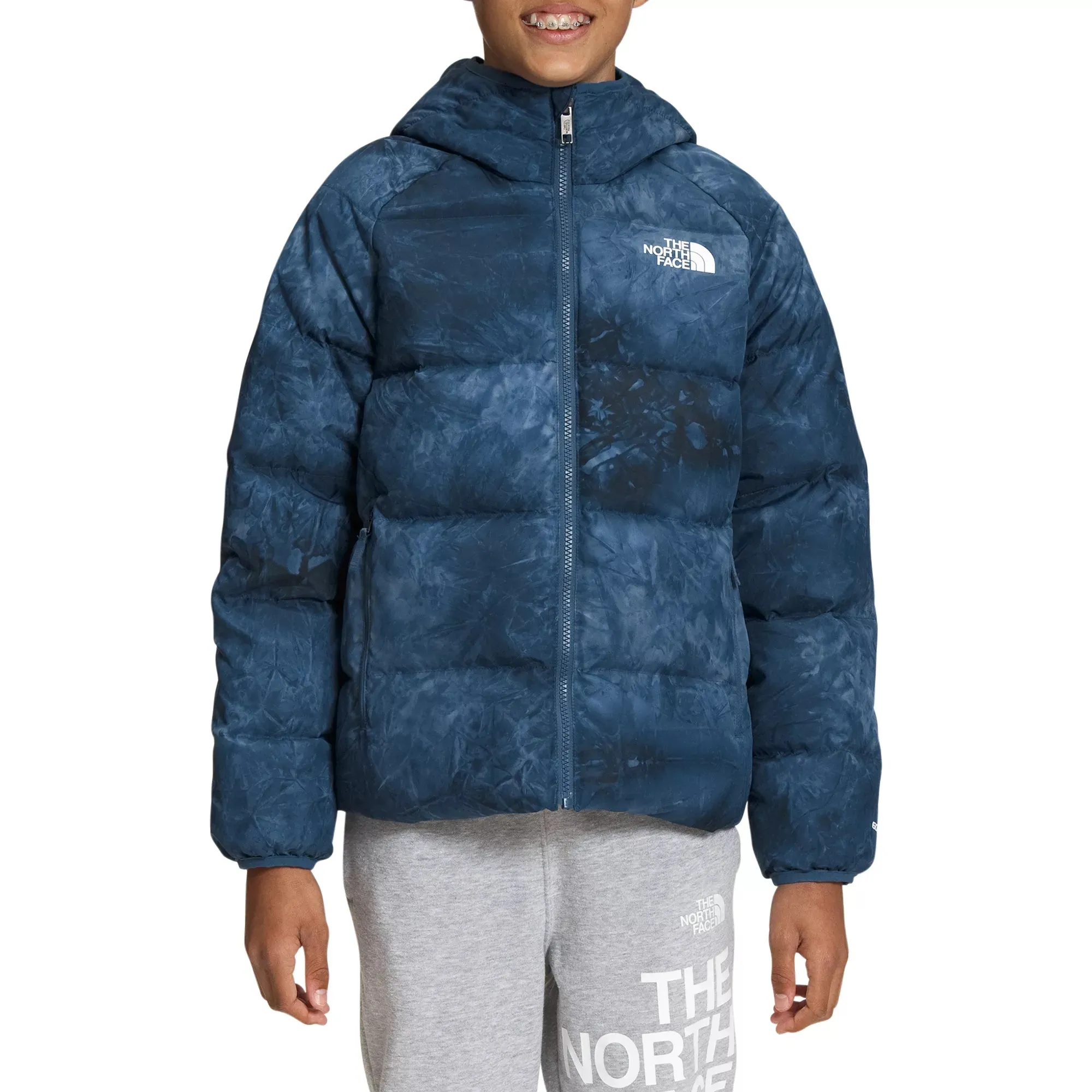 Boys' The North Face | Reversible North Down Hooded Jacket | Blue