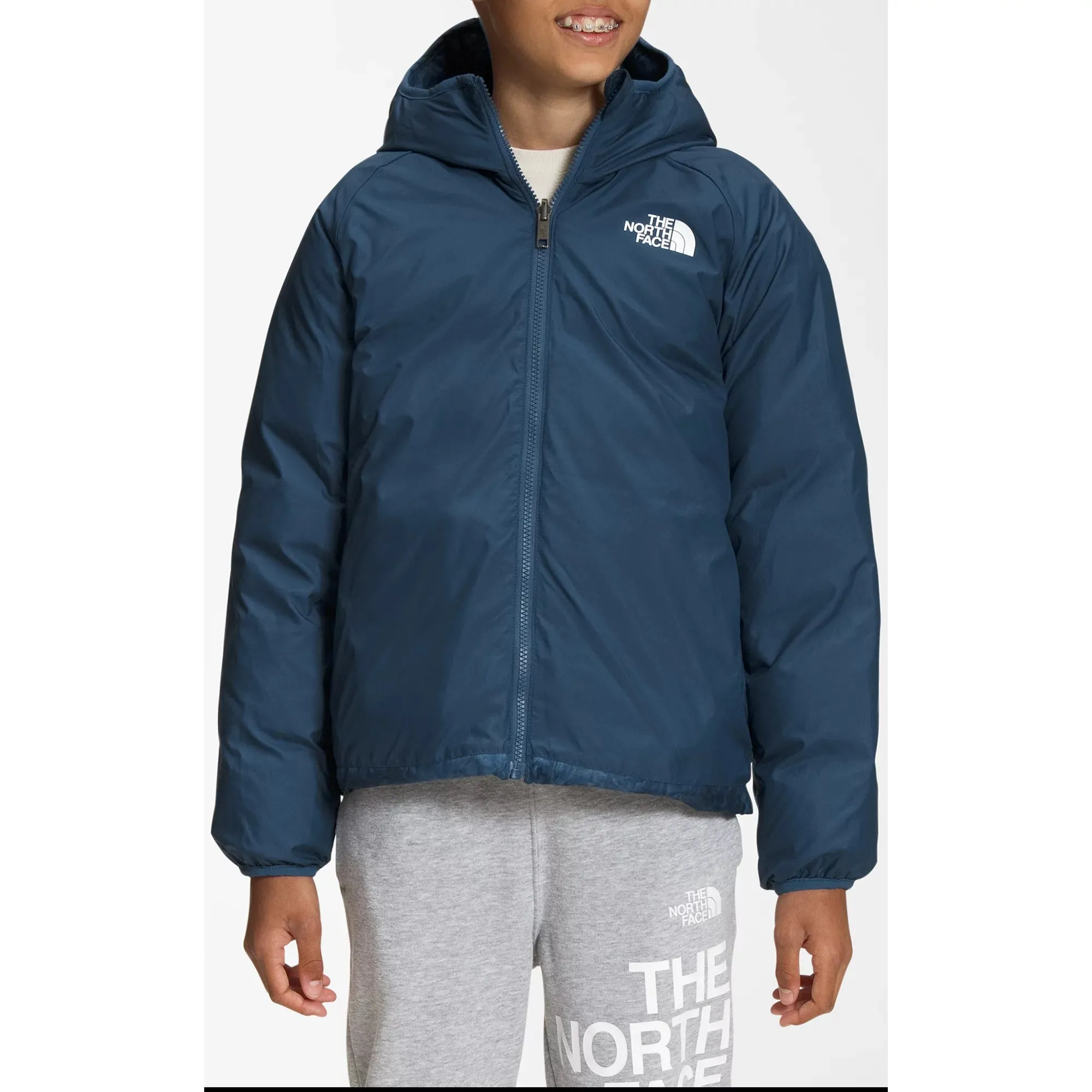 Boys' The North Face | Reversible North Down Hooded Jacket | Blue