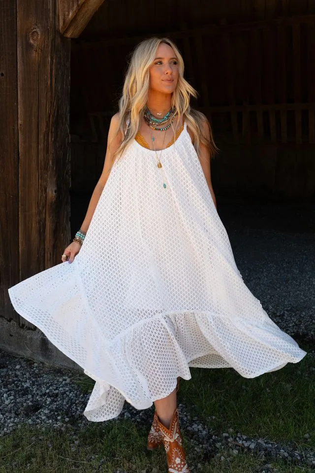 Breezy Days Maxi Dress - Off White