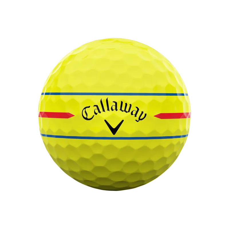 Callaway Chrome Soft 360 Triple Track Yellow Dozen