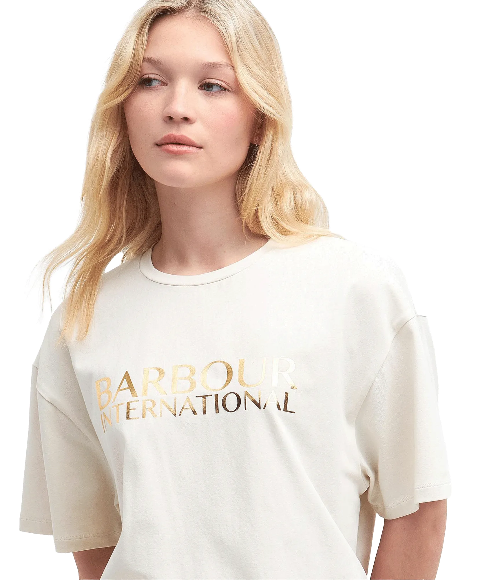 Carla Logo T-Shirt - Cream