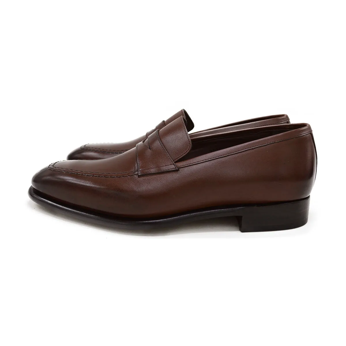 Carlos Santos Penny Loafer (9924)- Dark Brown