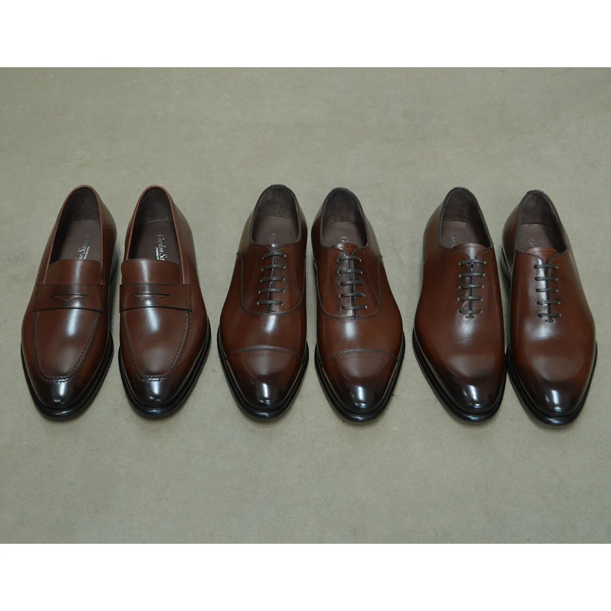 Carlos Santos Penny Loafer (9924)- Dark Brown