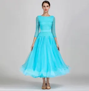 Cascade of Elegance Ballroom Dance Wear | 855