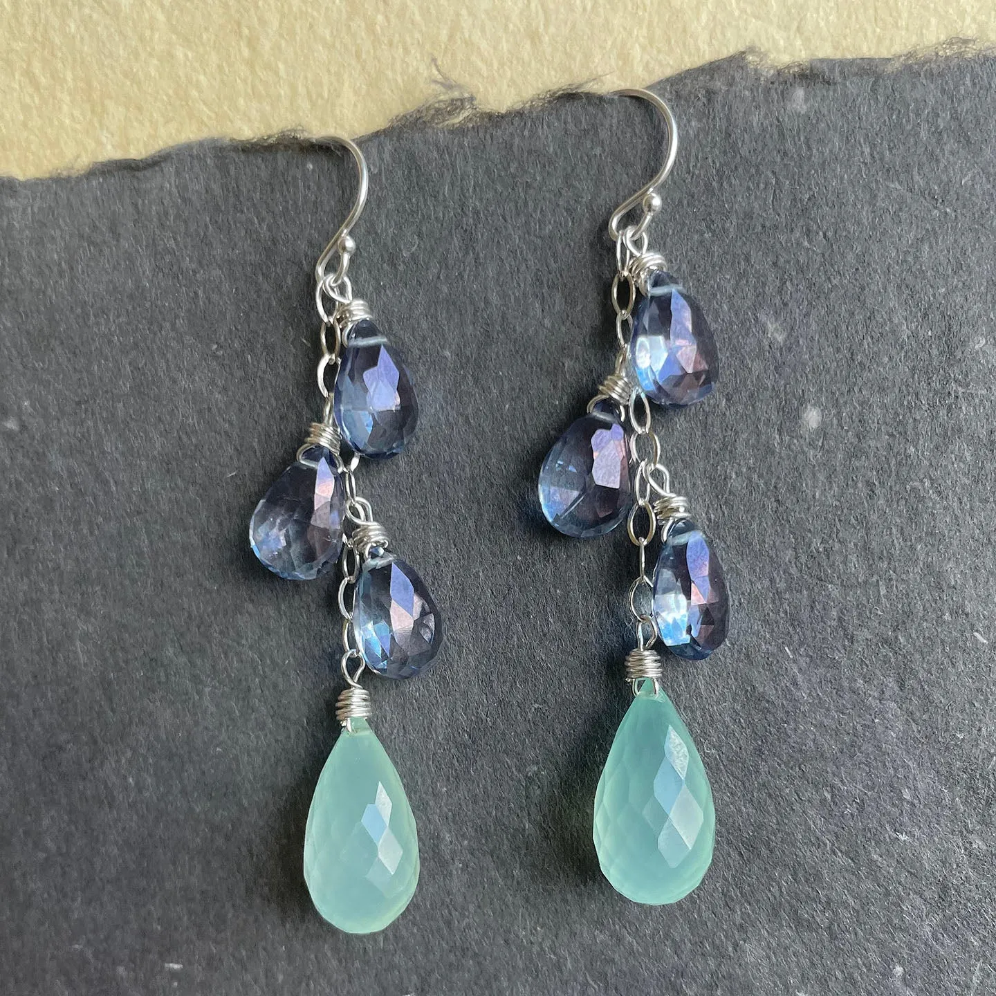 Chalcedony Sparkler Earrings