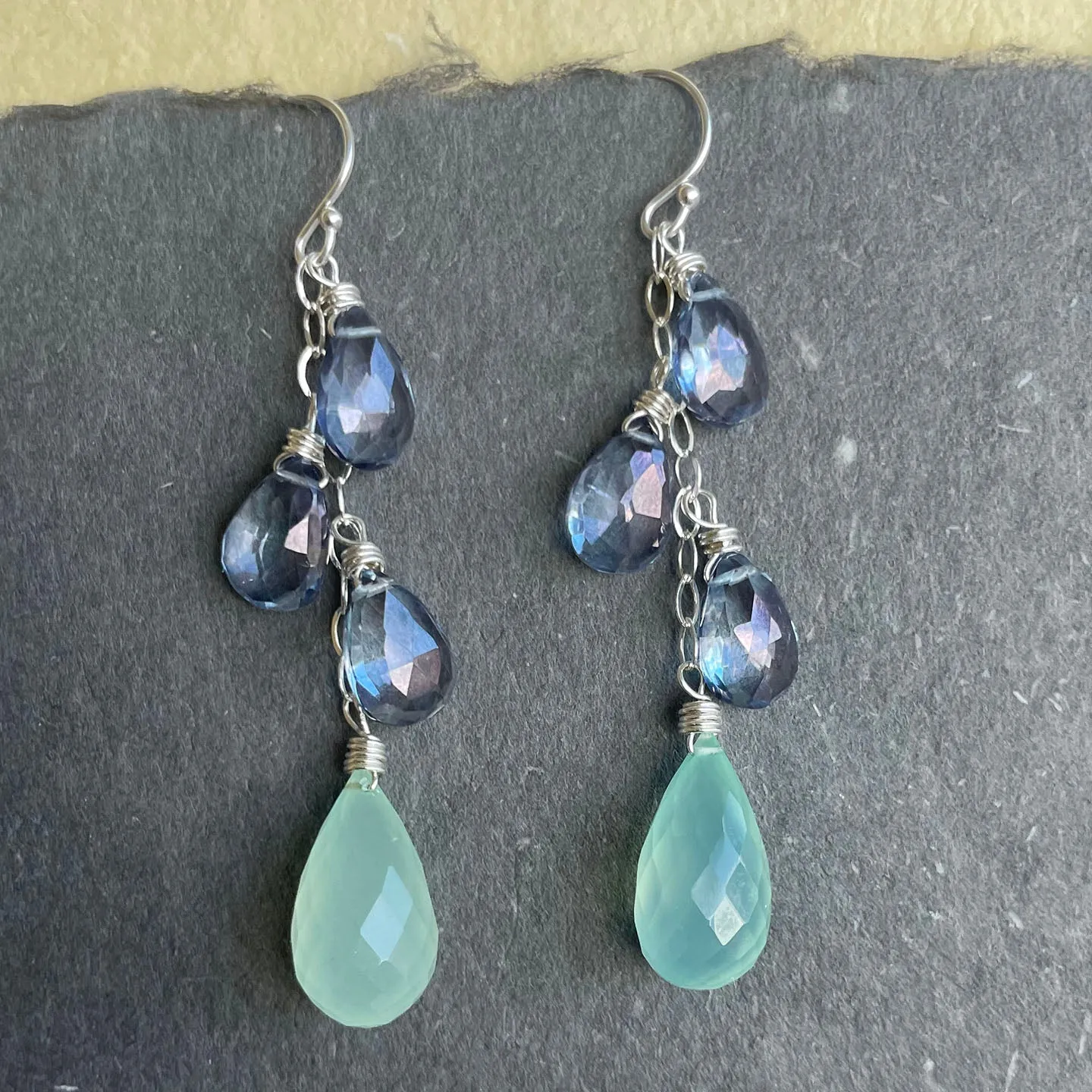 Chalcedony Sparkler Earrings