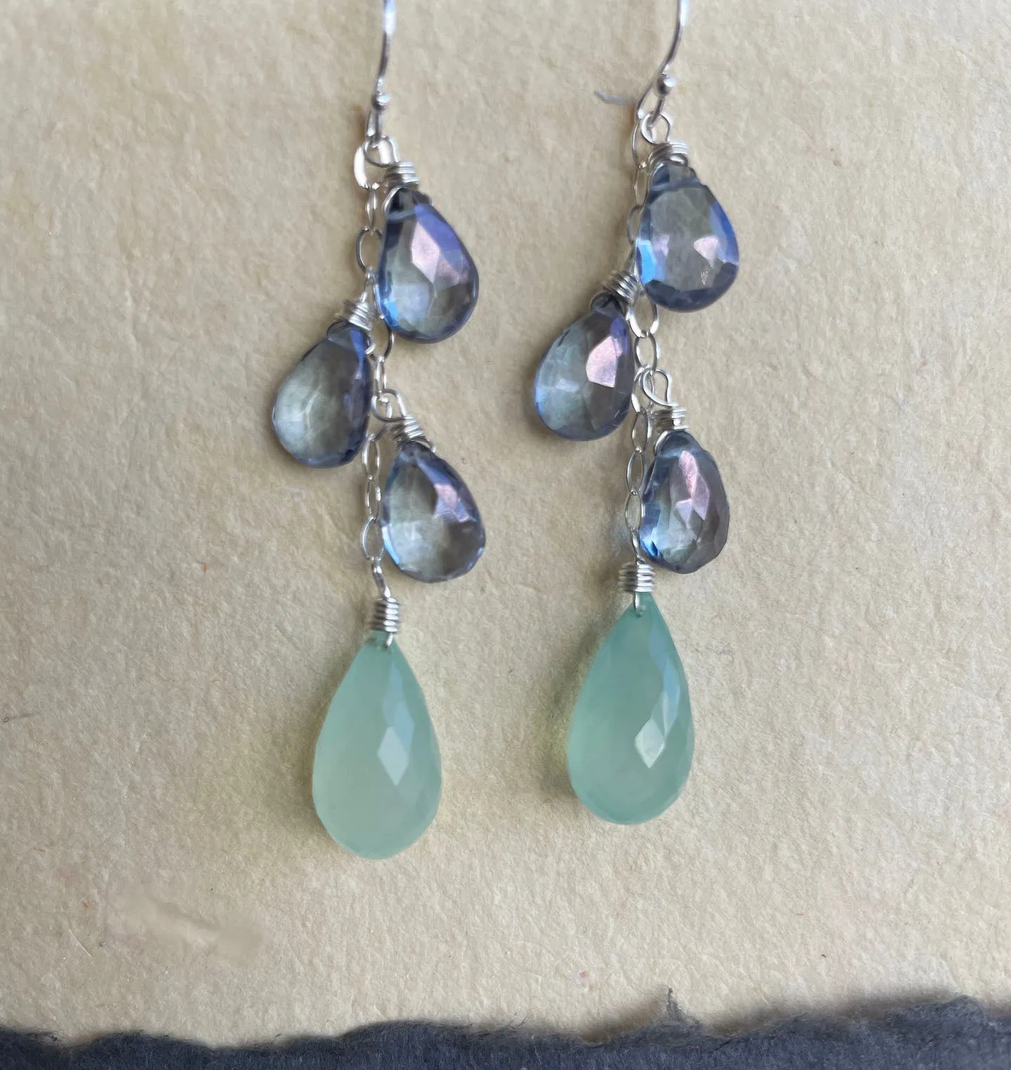 Chalcedony Sparkler Earrings