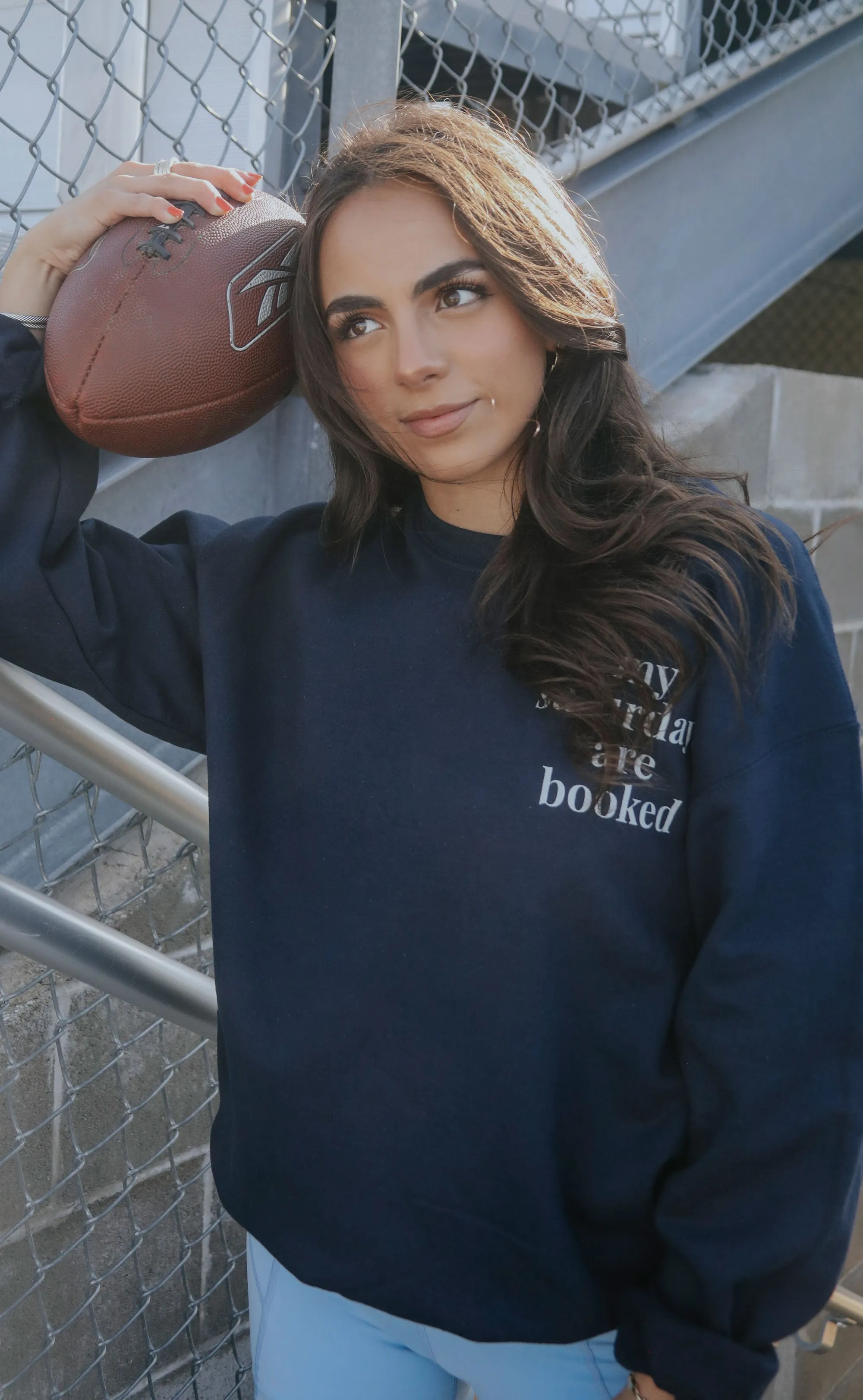 charlie southern: saturday tailgating club sweatshirt - navy