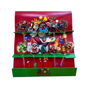 Christmas Super Mario Acrylic Food Pick