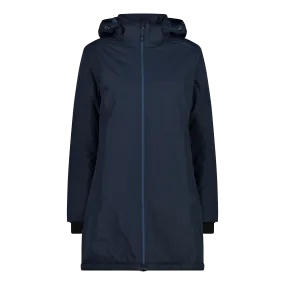 CMP Women's Waterproof Insulated Hooded Parka (Black/Blue)