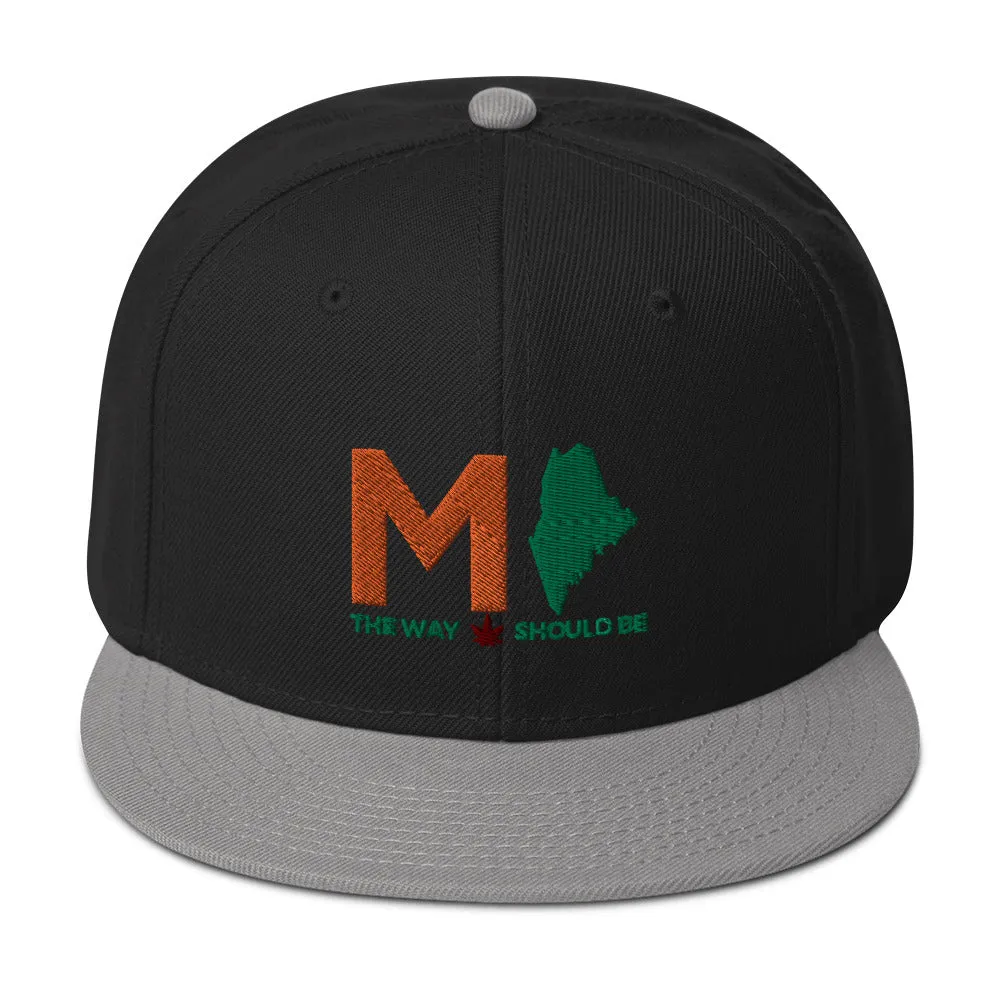 Coastal Maine Cannabis Inspired SnapBack Hat