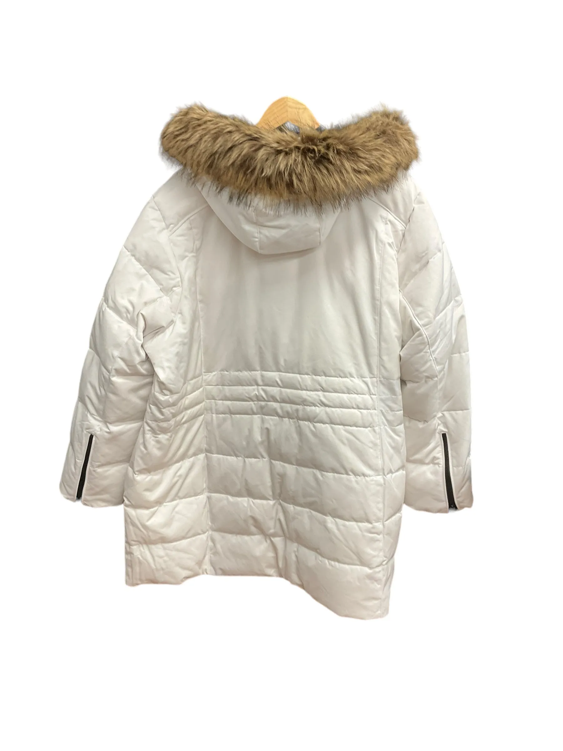 Coat Parka By Clothes Mentor In White, Size: 3x