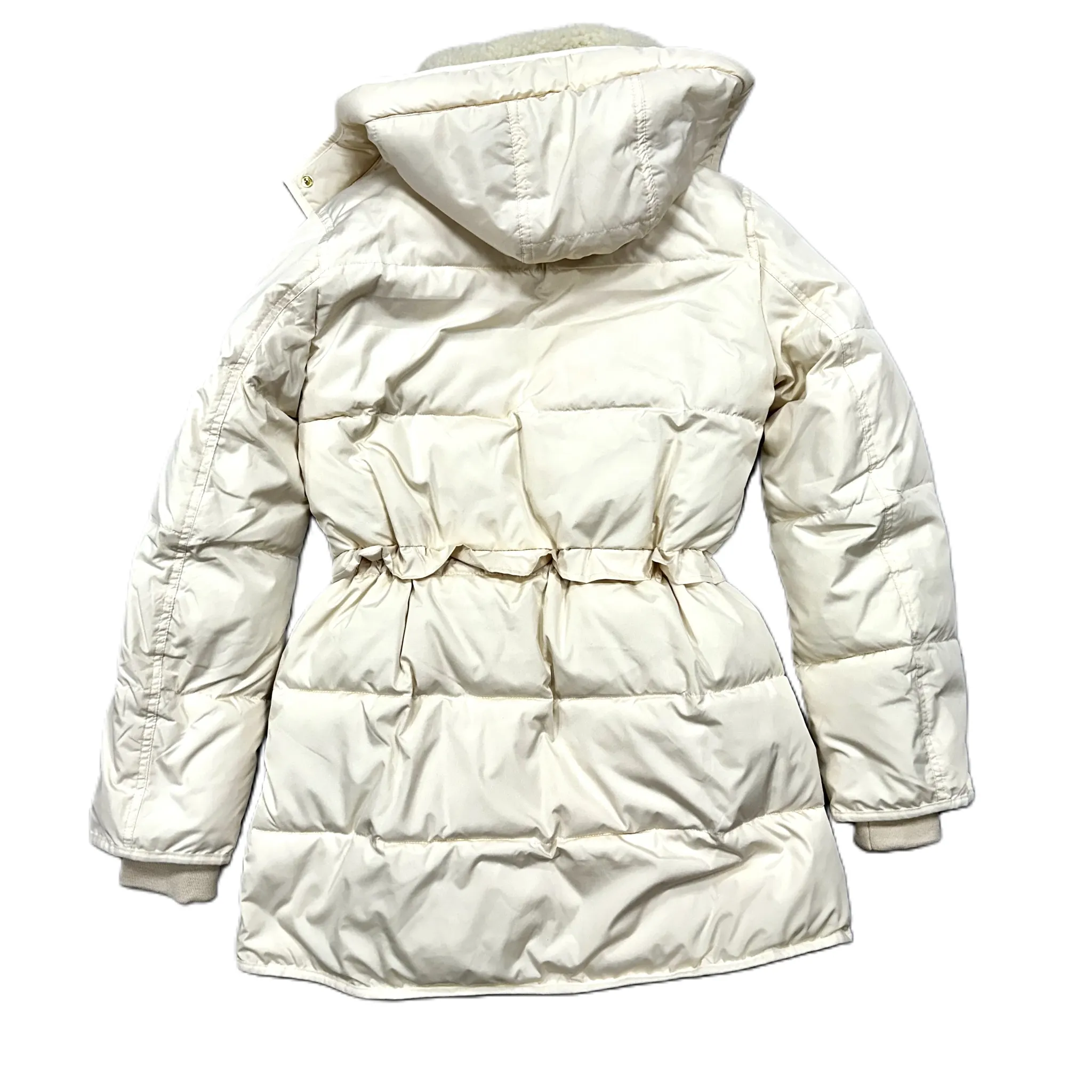 Coat Parka By J. Crew In Ivory, Size: Xs