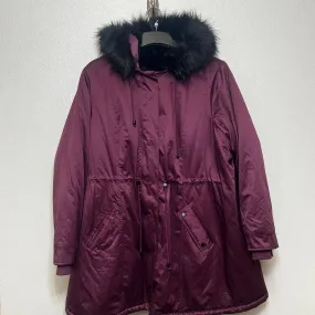 Coat Parka By Torrid In Plum, Size: 3x