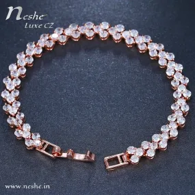 CZ Crystal Inlay Charm Bracelet - 3 Colors