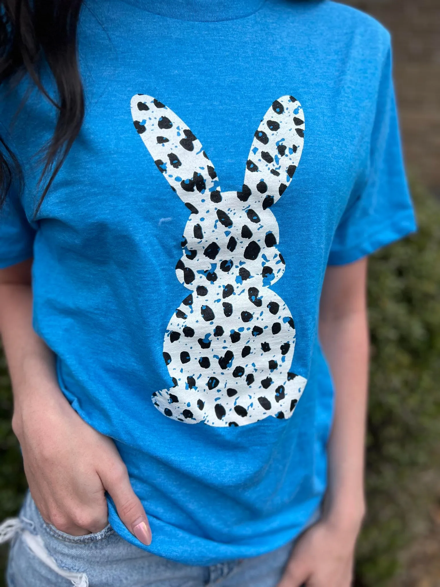 Dalmatian Print Bunny Tee