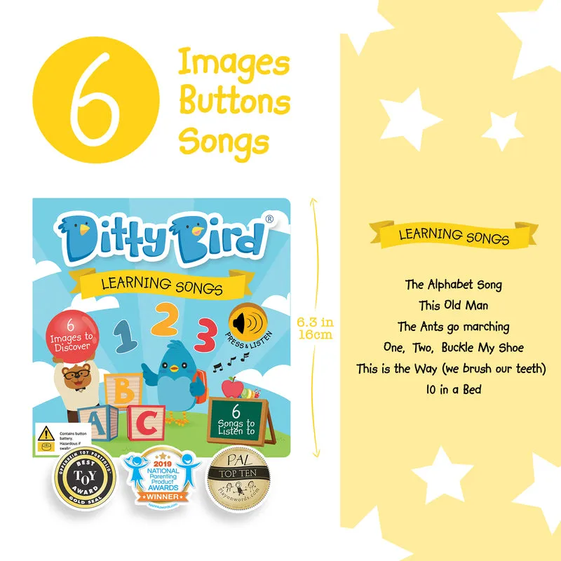 Ditty Bird Learning Songs Board Book