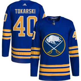 Dustin Tokarski Buffalo Sabres adidas Home Authentic Pro Jersey - Royal