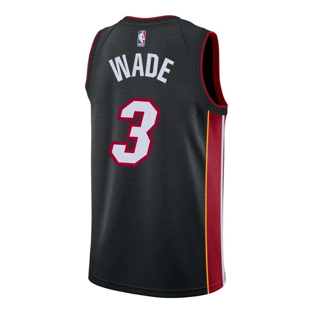 Dwyane Wade Nike Miami HEAT Icon Black Swingman Jersey