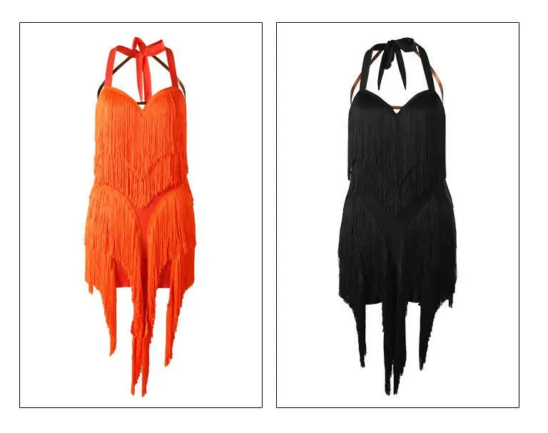 Dynamic Fringes | Black/Orange | W23A214