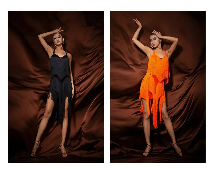 Dynamic Fringes | Black/Orange | W23A214