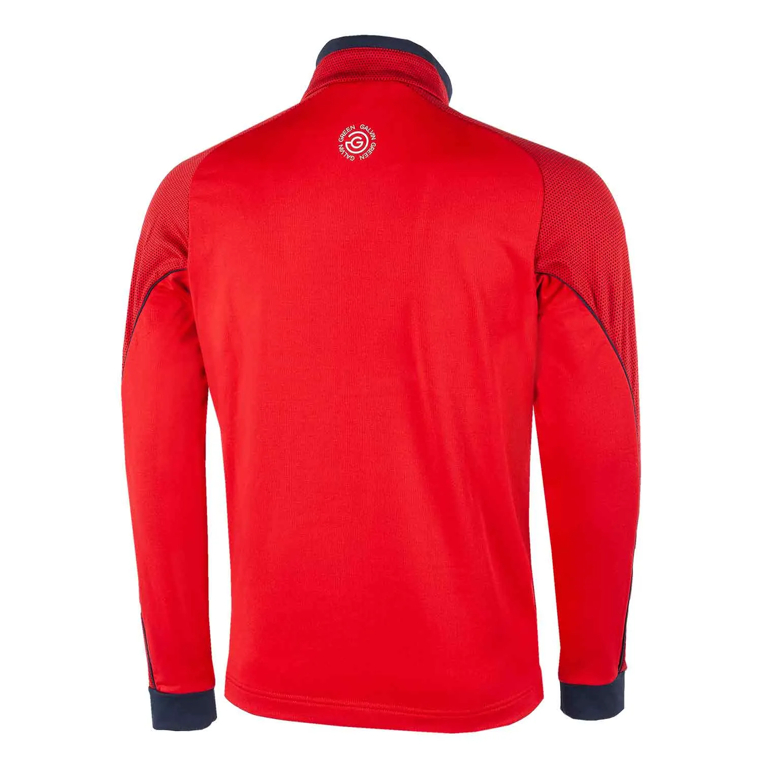 Galvin Green Daxton Insula Golf Pullover - Red/Navy/White