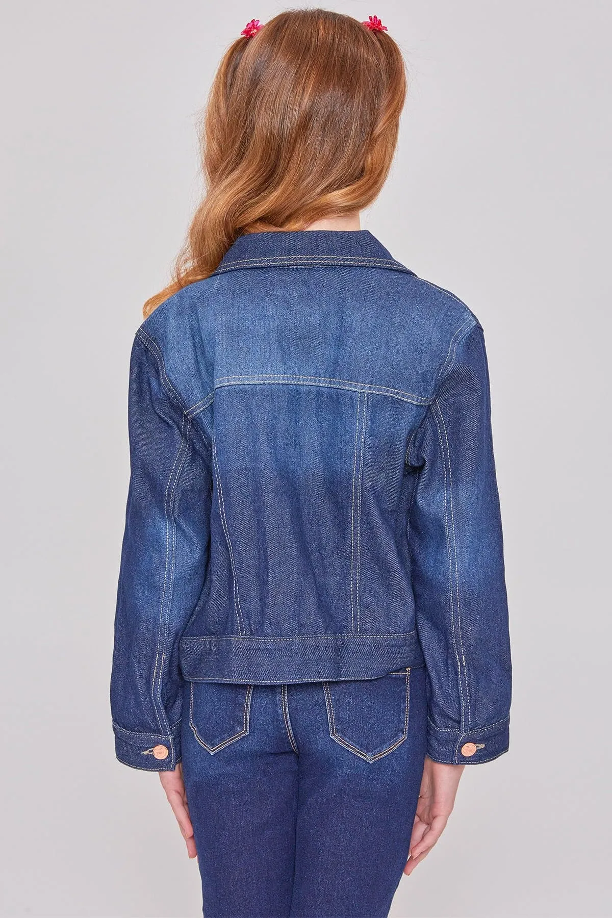 Girls Essential Oversized Denim Jacket