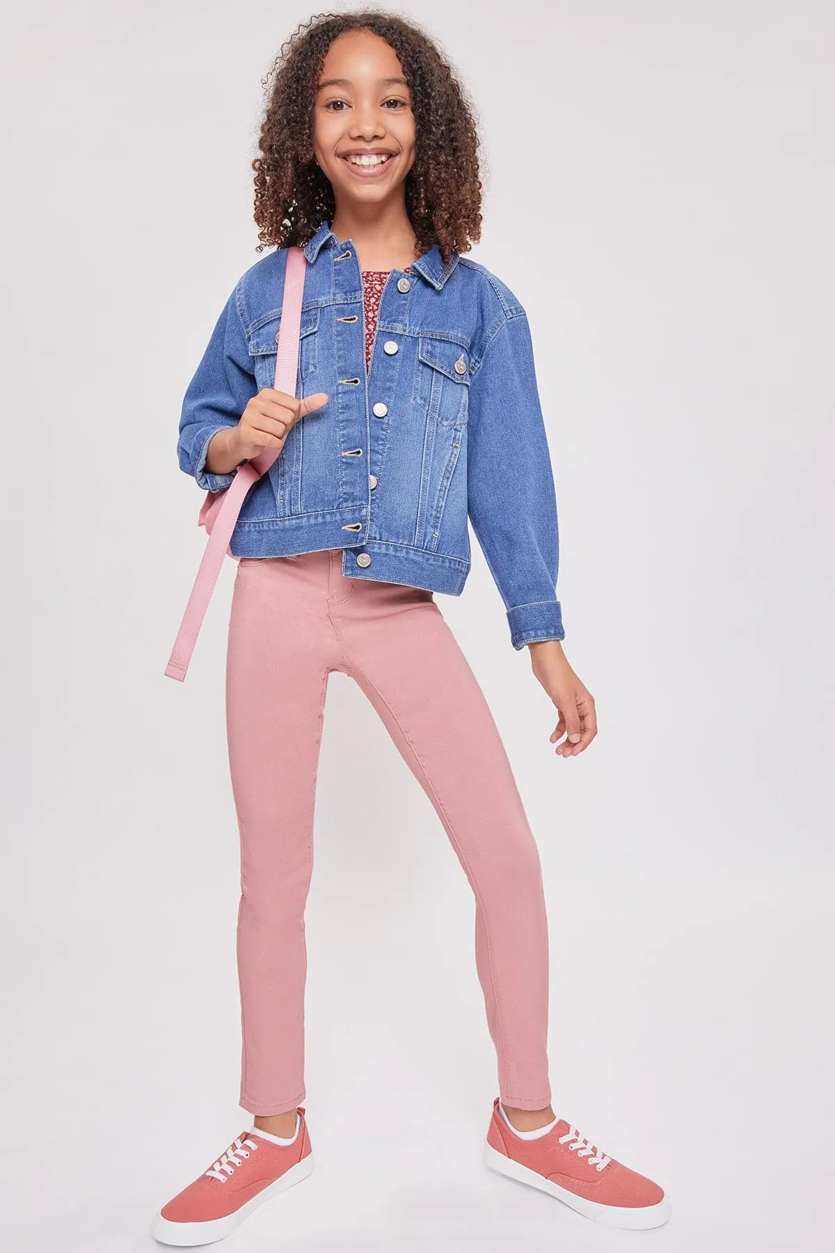 Girls Essential Oversized Denim Jacket