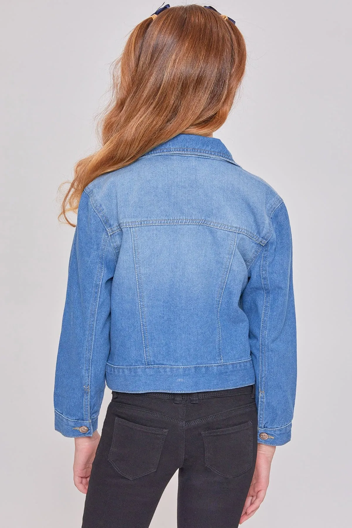 Girls Essential Oversized Denim Jacket