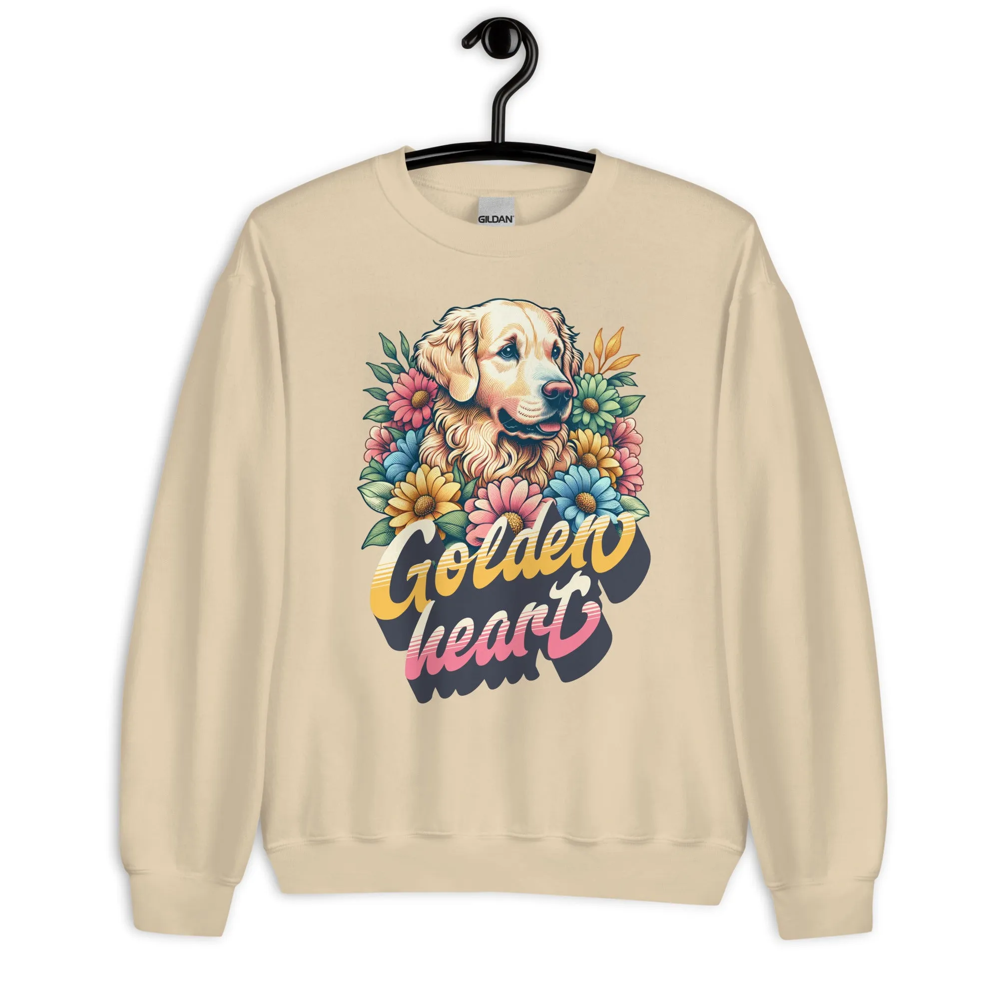 Golden Heart Unisex Sweatshirt